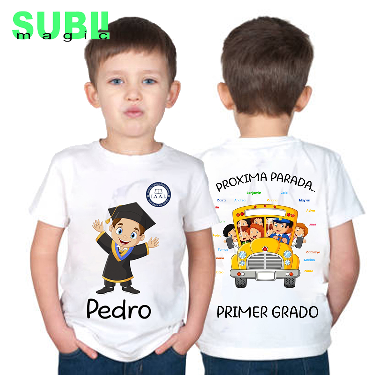 Remeras con diseños personalizados egresaditos